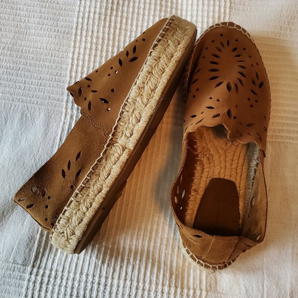 Zara suede platform espradilles in US 8 / EU38